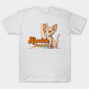 Devon Rex Cat Absolute Purrfection cute kitty T-Shirt